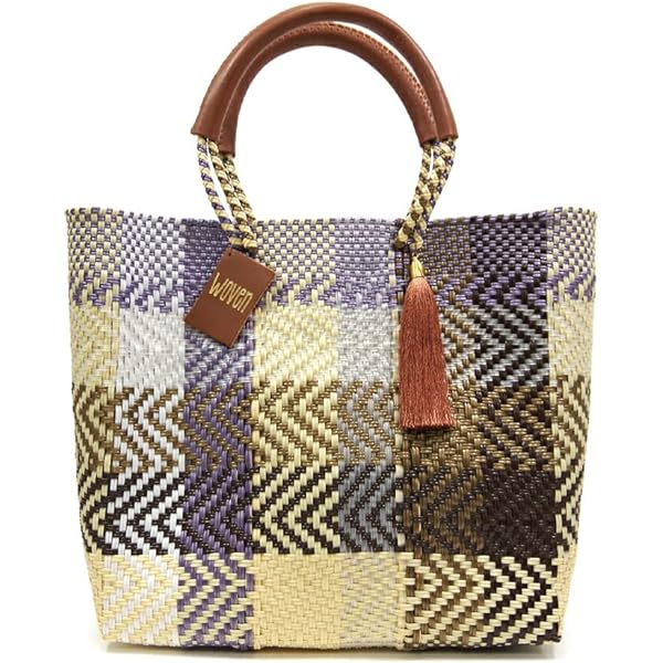 ウーヴン　メキシコ製 トールサイズ バスケットバッグ メルカドバッグ かごバッグ WOVEN ウーヴン】メキシコ製 バスケットバッグ メルカドバッグ